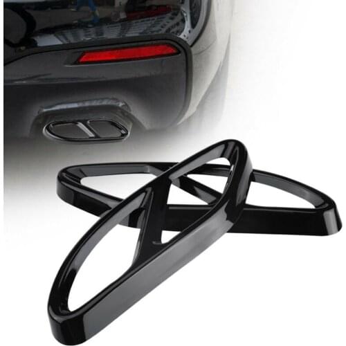 Exhaust Pipe Tip Cover For Mercedes GLC C E Class W205 Coupe W246 W212 W213 W176 Car Accessories Replacement