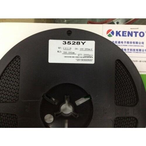 Manufacturers original environmentally friendly product 3528 SMD LED white hair yellow highlight 3528 SMD yellow light