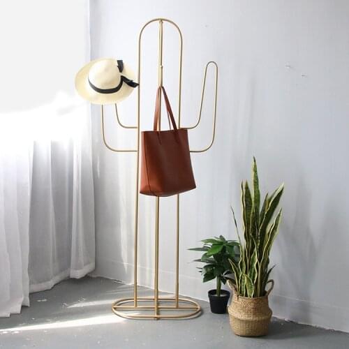 Nordic Creative Cactus Hanger Storage Rack Net Red Living Room Bedroom Coat Rack Frame Subway Art Hanger