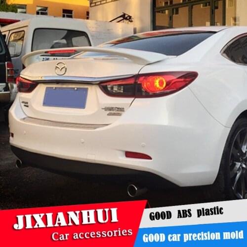 For Mazda 6 ATENZA Spoiler 2014-2016 Mazda6 ATENZA JSLDk Spoiler ABS plastic Material Car Rear Wing Color Rear Spoiler