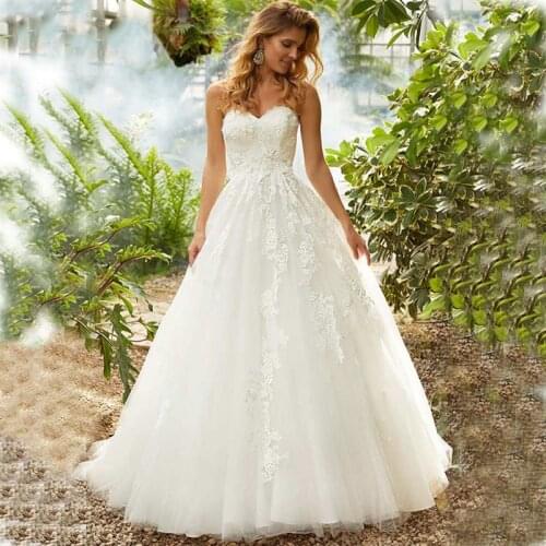 TCUOOBYD Sleeveless Wedding Dresses