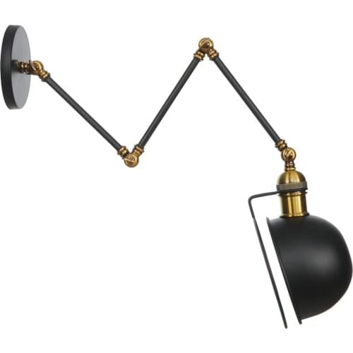 American Vintage Wall Lamps Art Decoration Black Sconce Arandela Lamparas Pared Lights Applique Murale Espelho de Parede Lampe