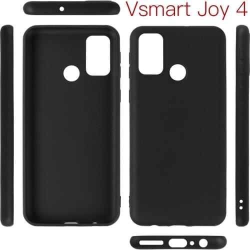 Phone Cases For Vsmart Joy 4 Joy4 Aris Pro Cover Phone Soft Silicone Quality Black Capa For Vsmart Live 4 Star 5 Coque