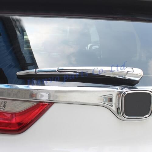 Glossy 4Pcs Kits Overlay Accessories For Honda CRV CR-V 2017 2018 Chrome Rear Windshield Wiper Cover Molding Trims