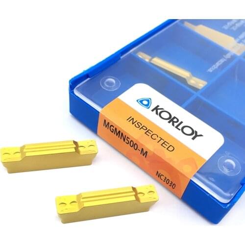 10PCS MGMN500 M NC3030 Grooving Carbide Inserts MGMN 500 CNC Lathe Cutter Turning Tool Parting and Grooving Tools Parting off