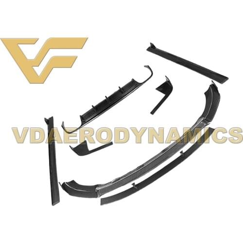 Suitable For 14-18 Porsche Macan Turbo VAD-V Carbon Fiber Full Body Kit Front Rear Lip Diffuser Sides - Fiberglass available