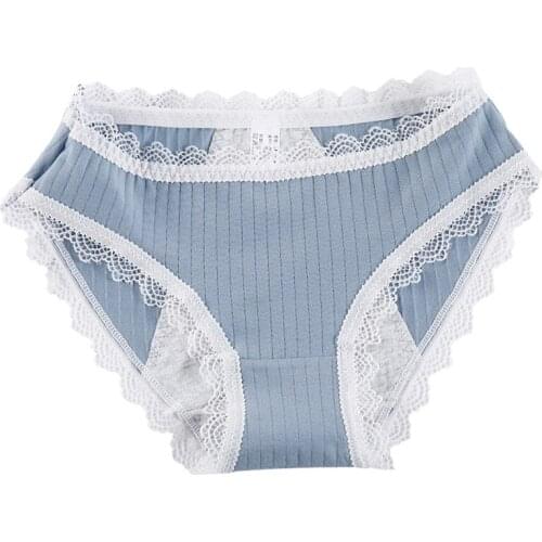 Lace Hips Underwear Women Cotton Blend Low Rise Menstruation Period Three Layers Leakproof Physiological Briefs Panties Quality