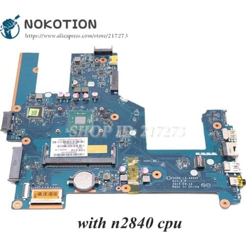 NOKOTION 788289-001 788289-501 For HP Pavilion 15-R Laptop motherboard ZSO50 LA-A994P N2840 CPU DDR3L