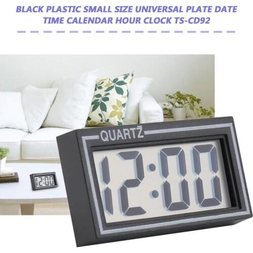 2020 NEW Arrival Small Size Digital LCD Table Car Dashboard Desk Date Time Calendar Small Clock Durable For Home Use