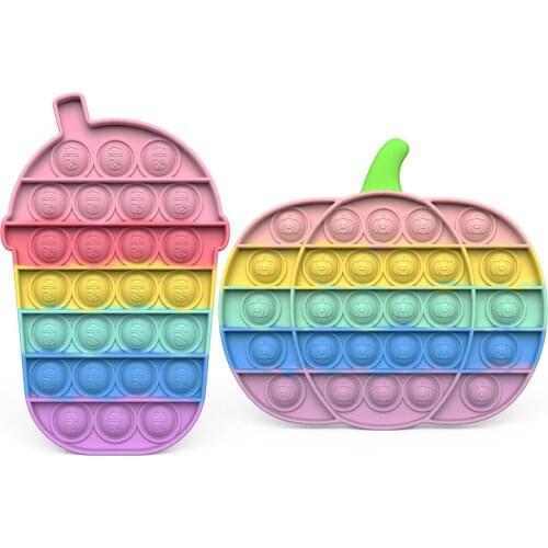 Push Bubble Anti-stress Fidget Toys Sensory Toy Relaxing Toy Autism Toys Simple Dimple Fidget Toys Stress Relieve for Adults Kid