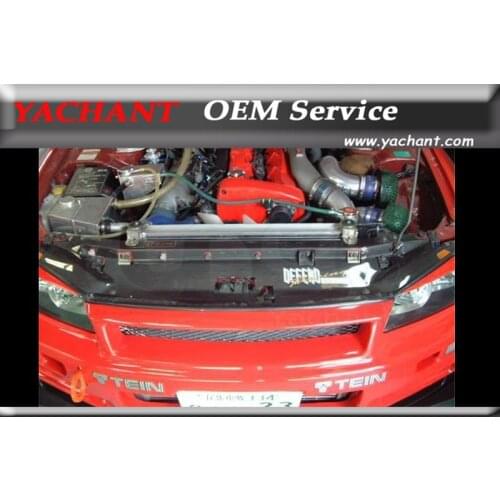 Car Styling FRP Fiber Glass Cooling Panel Fit For 1995-1998 Skyline R33 GTS Spec 1 Garage Defend Style Cooling Panel