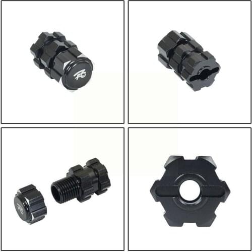 Traxxas 1/10 Maxx Small X Aluminum Alloy 17MM Lengthened Coupling Widened Hexagonal 10MM Unilateral Q7D3