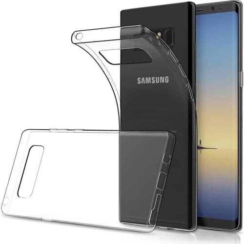 Shockproof Transparent Slim Back Cover for Samsung Galaxy Note 8 GalaxyNote8 Note8 Phone Case Soft Clear Ultrathin Gel TPU Funda