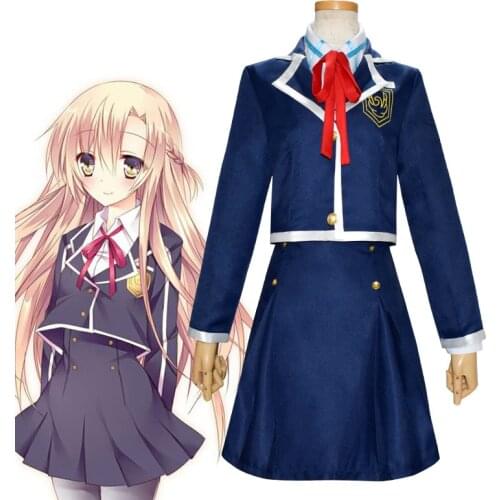 Japanese Anime Sword Art Online School Uniform Yuuki Asuna Cosplay Costume Coat Shirt Skir Helloween Costume For Girl Suit
