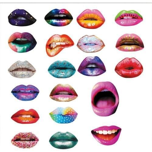 Yi Surgery Adult Funny Lip Gloss Mouth Photobooth Props Women Bachelor Party Party Decorations DIY Photo Booth Props PZ086