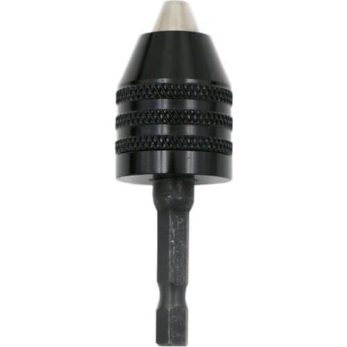 0.3 - 8mm 1/4 Inch Shank Keyless Chuck Electric Drill Bits Universal Quick Screwdriver Change Convertor Impact Driver Adaptor