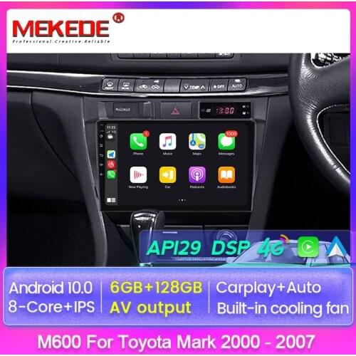 MEKEDE wifi 2 din autoradio gps For Toyota Mark II 9 X100 2000 - 2005 -2007 ips head unit 8 core car radio multimedia 9 inch