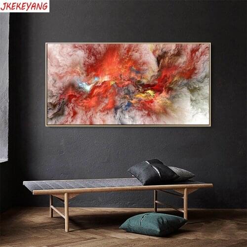 Large 5D Diy diamond painting Colored clouds Diamond Mosaic Rhinestone Embroidery cross stitch Y3797