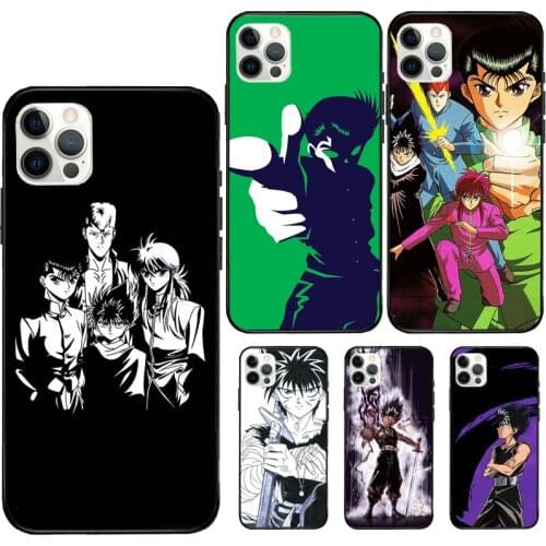 Yu Yu Hakusho Yusuke Case For iPhone 11 Pro XS Max XR X Soft Cover For iPhone 12 Mini 7 8 Plus SE Phone Case