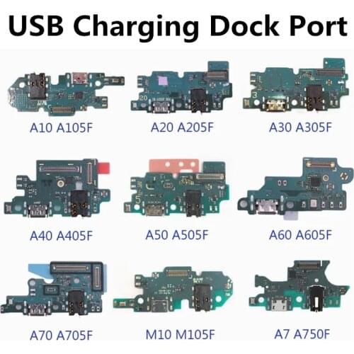 USB Charging Dock Port Socket Jack Connector Charge Board Flex Cable For Samsung A10 A20 A30 A40 A50 A60 A70 A80 A90 A750F 2018