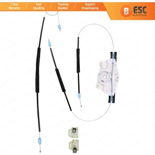 ESC Auto Parts EWR413 Electrical Power Window Regulator Repair Kit Front Right Door for Skoda Fabia MK1 1999-2006 Fast Shipment
