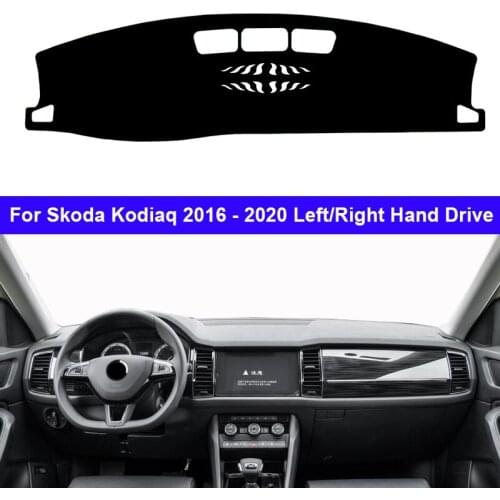 Car Auto Dashboard Cover Dash Mat Carpet Cape For Skoda Kodiaq 2016 2017 2018 2019 2020 Anti-sun Sun shade Dashmat Cushion