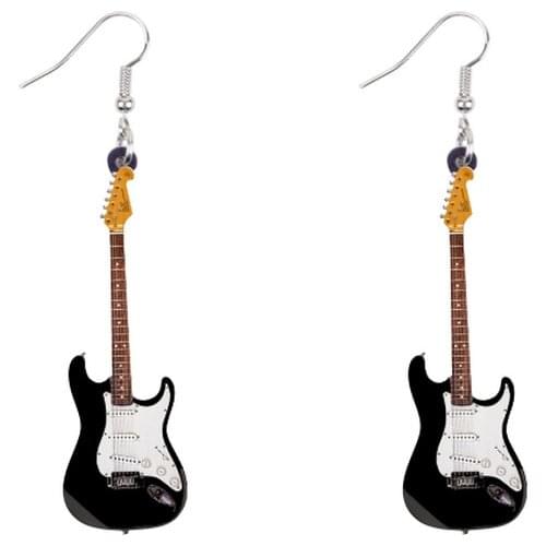 Cool electric guitar earrings acrylic earrings wholesale