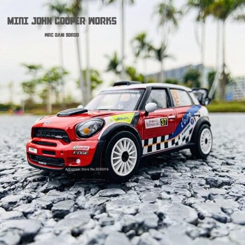 Bburago 1:32 2012 MINI #37 DS WRC Rally Racing Alloy Model Car model Collecting gifts