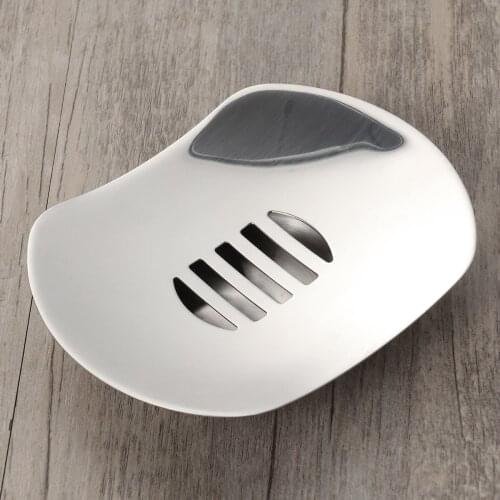 Flying Saucer Soap Dish Stainless Steel Soap Holder for Bathroom and Shower Soap Holder Double Layer Draining Soap Box