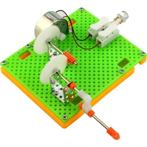 Science and technology small making small invention diy hand-cranked generator elementary student science experiment toy manual