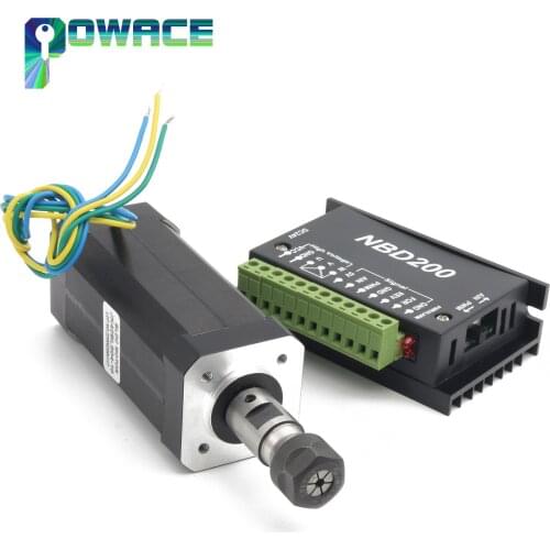 NBD200 Brushless Driver Control+ 104W DC BLDC Square Motor ER11 10800RPM 0.11N.m