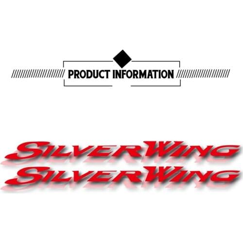 New motorcycle stickers reflective waterproof stickers fuel tank decals helmet LOGO for for Honda silverwing silver wing 400 600