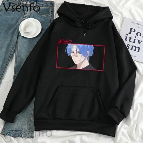 SK8 The Infinity Japanese Anime Hoodies Women Harajuku Pullovers Long Sleeve Print Loose Sweatshirts Vintage Clothes Aesthetic