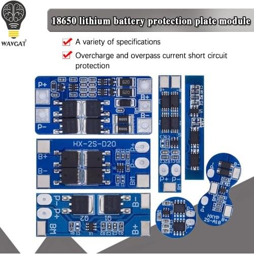 2S 3A 4A 5A 8A 10A 13A 20A 7.4V 8.4V Li-ion 18650 Lithium battery protection board / BMS board Standard / Balance