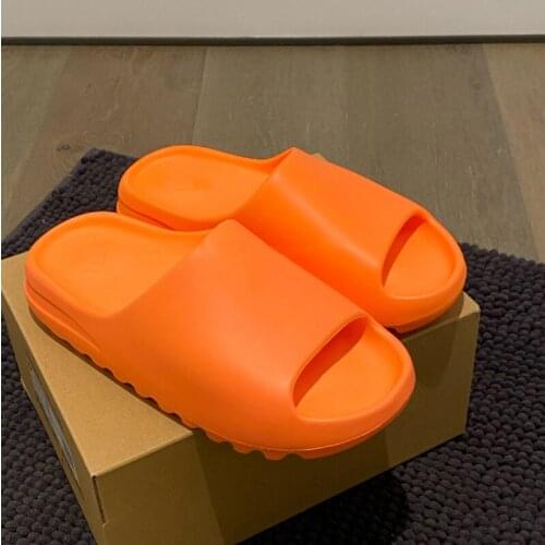 Apanzu women slides shoes orange Summer 2021 new brand Slippers Thick-soled slippers jelly slides women designer slide outdoor