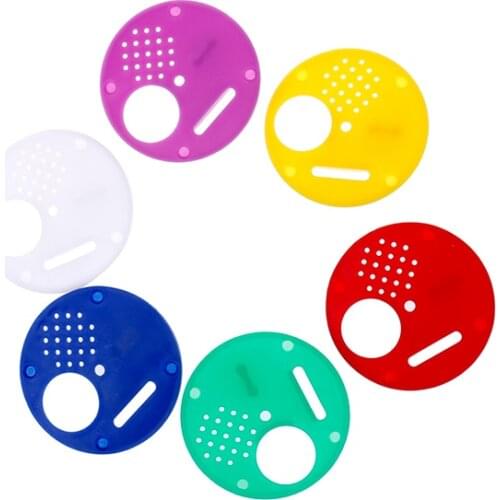 7.5cm Hive Door (random colors) Beekeeping Beekeeper Box Plastic Entrance Disc Bee Nest Gate 6 pcs/Set