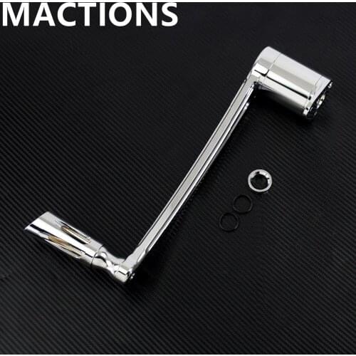 Motorcycle Accessories CNC Brake Arm Kit Lever Chrome Aluminium For Harley Softail Fatboy 2000-2014 2015 2016