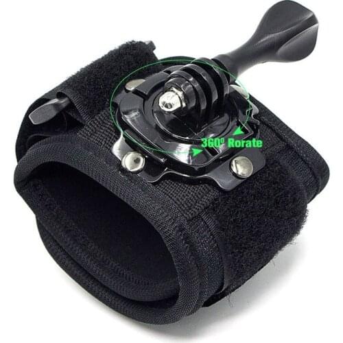 Accessories 360 Degree Rotating Wrist Hand Strap Band Tripod Mount Holder For Hero 1/2/3/3+/4 Action Camera for Go pro eken