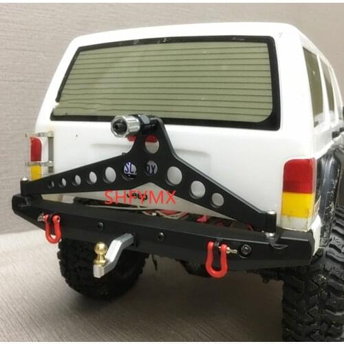 Aluminum CNC Body Rear Bumper For 1/10 Rc Crawler Car TRX-4 Axial 90046 90047 Chassis & Wrangler-Jeep Shell