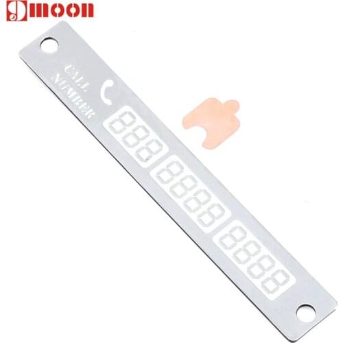 Car Luminous Phone Number Parking Card for SEAT Ibiza Leon Toledo Exeo FR Altea Cordoba cupra concept