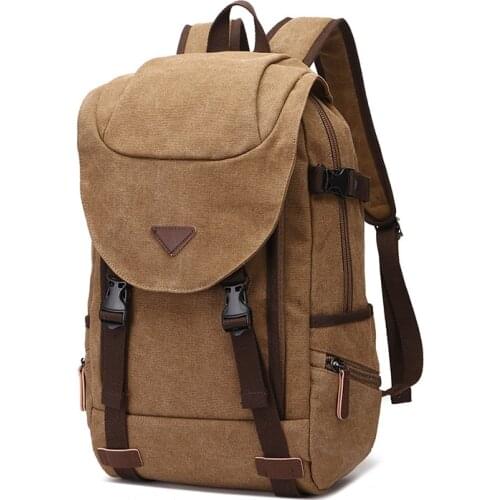 Large Canvas Backpack Men Mens Backpack Vintage High Quality Travel Bags Large Capacity Rucksacks Mochila Notebook Schoolbags