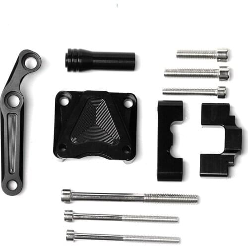 Motorcycle Handlebar Damper Steering Stabilizer Linear Reversed Safety Mount Kit for Kawasaki Ninja300 2013-2016