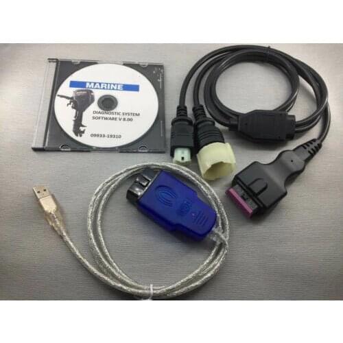 For SUZUKI MARINE Professional Outboard Diagnostic 4+8 pin CABLE KIT SDS 8.3 for all model type engines 2019 year UP