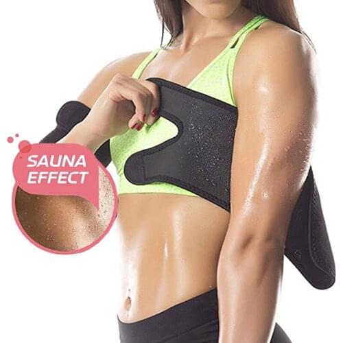 Hot Shapers Neoprene Sweat Trimmers Armbands Body Sauna Arm Warmers Slimmer Sleeve Wraps Shaper Weight Loss Fitness Equipment