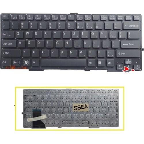 SSEA New laptop US Keyboard black for Sony VAIO SVE-13 SVS13 SVS1311 SVS131 SVS13118 without frame