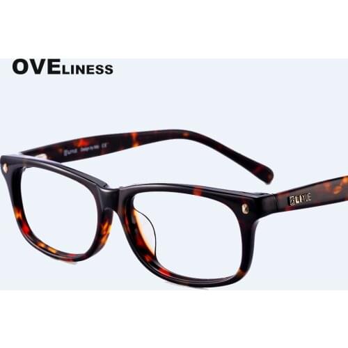 Retro Round female eye glasses frame women Optical Acetate eyeglasses frames Myopia Prescription Computer glasses eyewear 2020