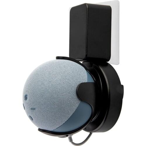 For Amazon Echo Dot 4th Generation Smart Speaker Wall Mounted Hanging Bracket Holder Space Saving Speaker Accessories