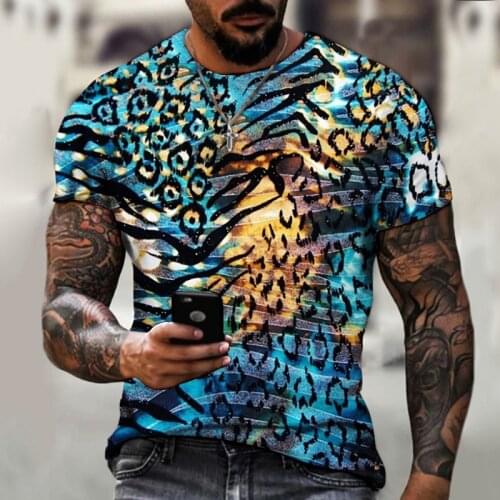 2021 New Pattern Mosaic Abstract Texture Graffiti Style MenS T-Shirt Street Fashion Casual Wear Men Tees Tops XXS-6XL