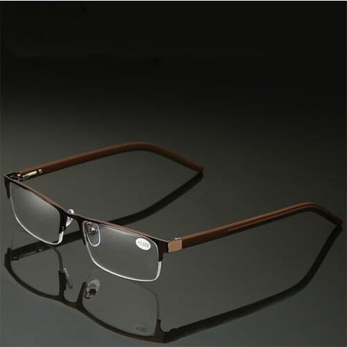 Seemfly New Classic Titanium Alloy Reading Glasses Men Women Retro Business Presbyopic Hyperopia Eyeglasses Diopter +1.0 To +4.0