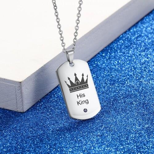 Stainless Steel Custom Engraved Necklace Dog Army Tag Necklaces with Birthstone Personalized Name ID Pendants Jewelry